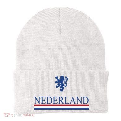 Nederland Dutch Flag Logo Beanie