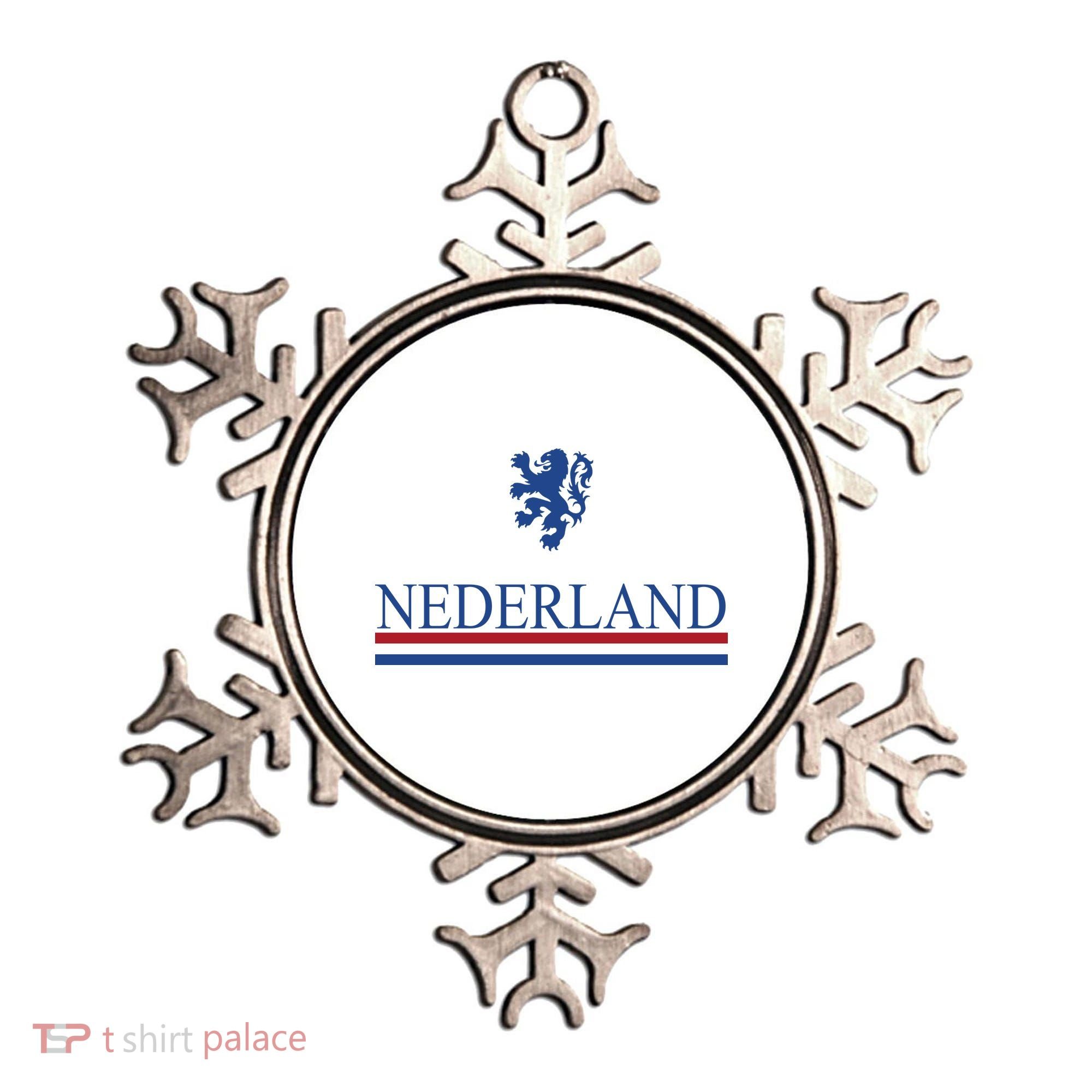 Nederland Dutch Flag Logo Ornament
