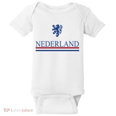 Nederland Dutch Flag Logo Baby Bodysuit