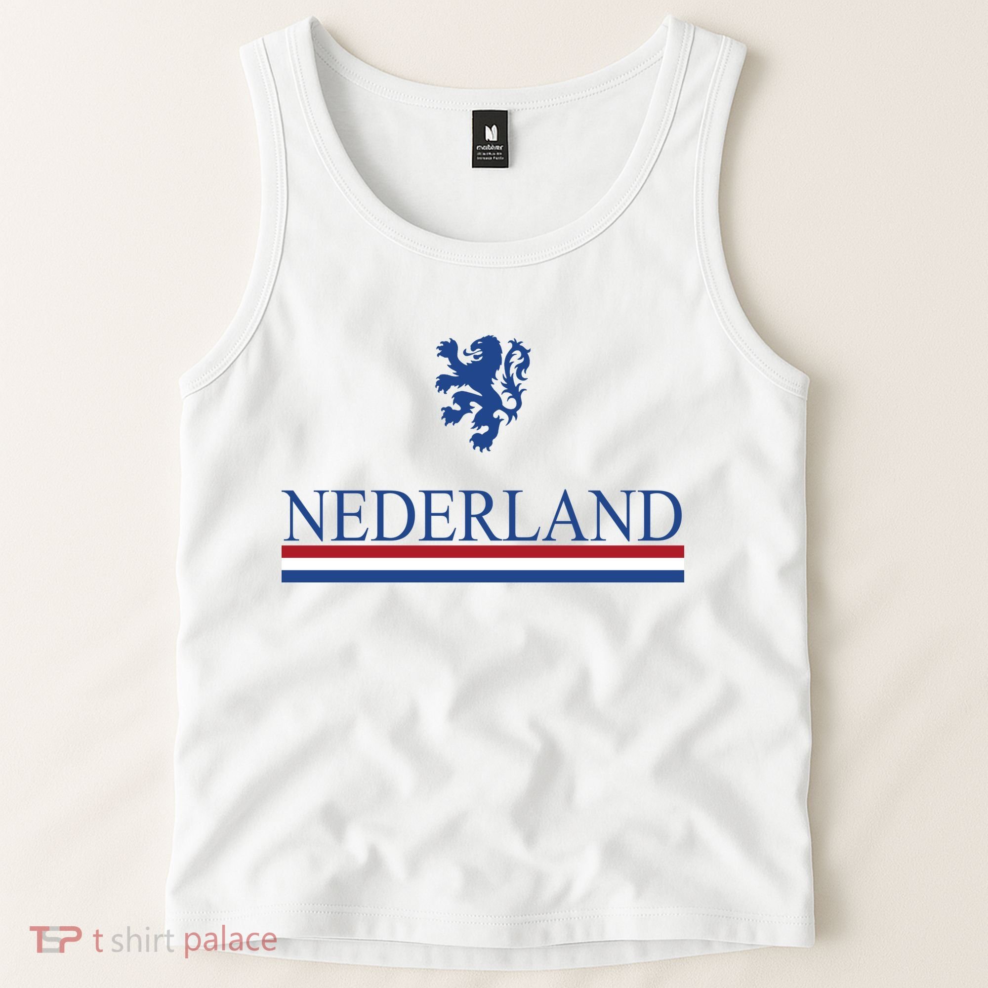 Nederland Dutch Flag Logo Tank Top