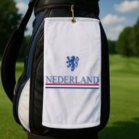 Nederland Dutch Flag Logo Golf Towel thumb 2