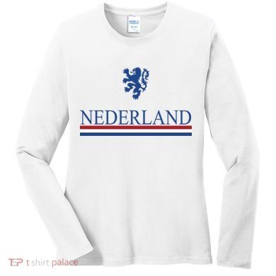 Nederland Dutch Flag Logo Women's Long Sleeve Shirt