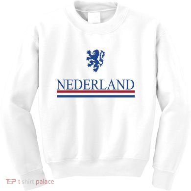 Nederland Dutch Flag Logo Kids Sweatshirt