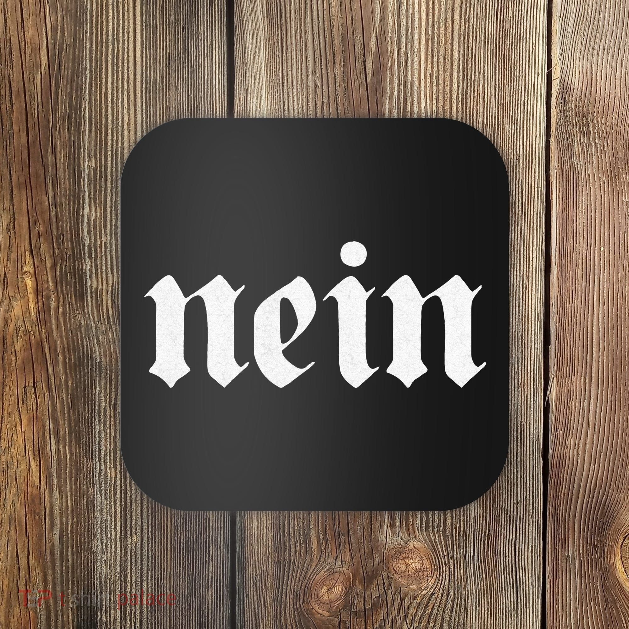 NEIN Deutschland Flag of german Eagle Germany German Coaster