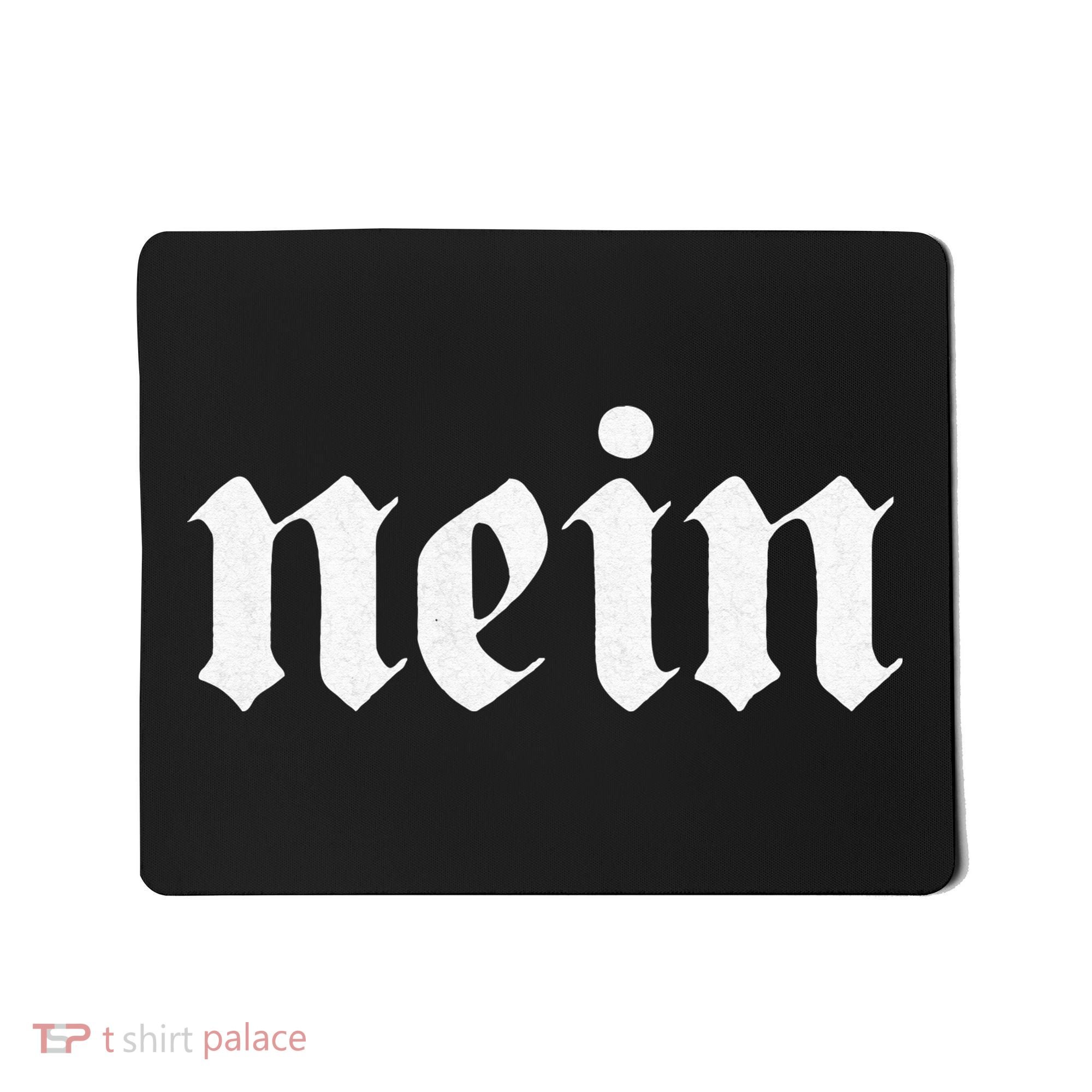 NEIN Deutschland Flag of german Eagle Germany German Mousepad
