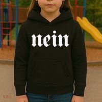 NEIN Deutschland Flag of german Eagle Germany German Kids Hoodie thumb 3