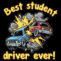 New Driver Funny Best Student Driver Ever Learning To Drive Toddler Hoodie thumb 2
