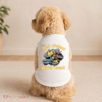 New Driver Funny Best Student Driver Ever Learning To Drive Doggie Tank thumb 2