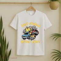 New Driver Funny Best Student Driver Ever Learning To Drive T-Shirt thumb 2