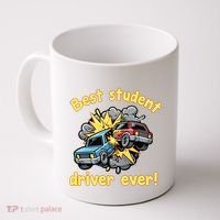 New Driver Funny Best Student Driver Ever Learning To Drive Coffee Mug thumb 0