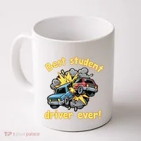 New Driver Funny Best Student Driver Ever Learning To Drive Coffee Mug thumb 0