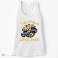 New Driver Funny Best Student Driver Ever Learning To Drive Women's Tank Top thumb 0