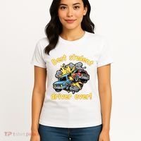 New Driver Funny Best Student Driver Ever Learning To Drive Women's T-Shirt thumb 4
