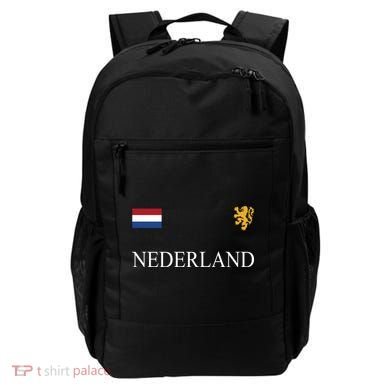 Nederland Dutch Flag Logo Gift Backpack