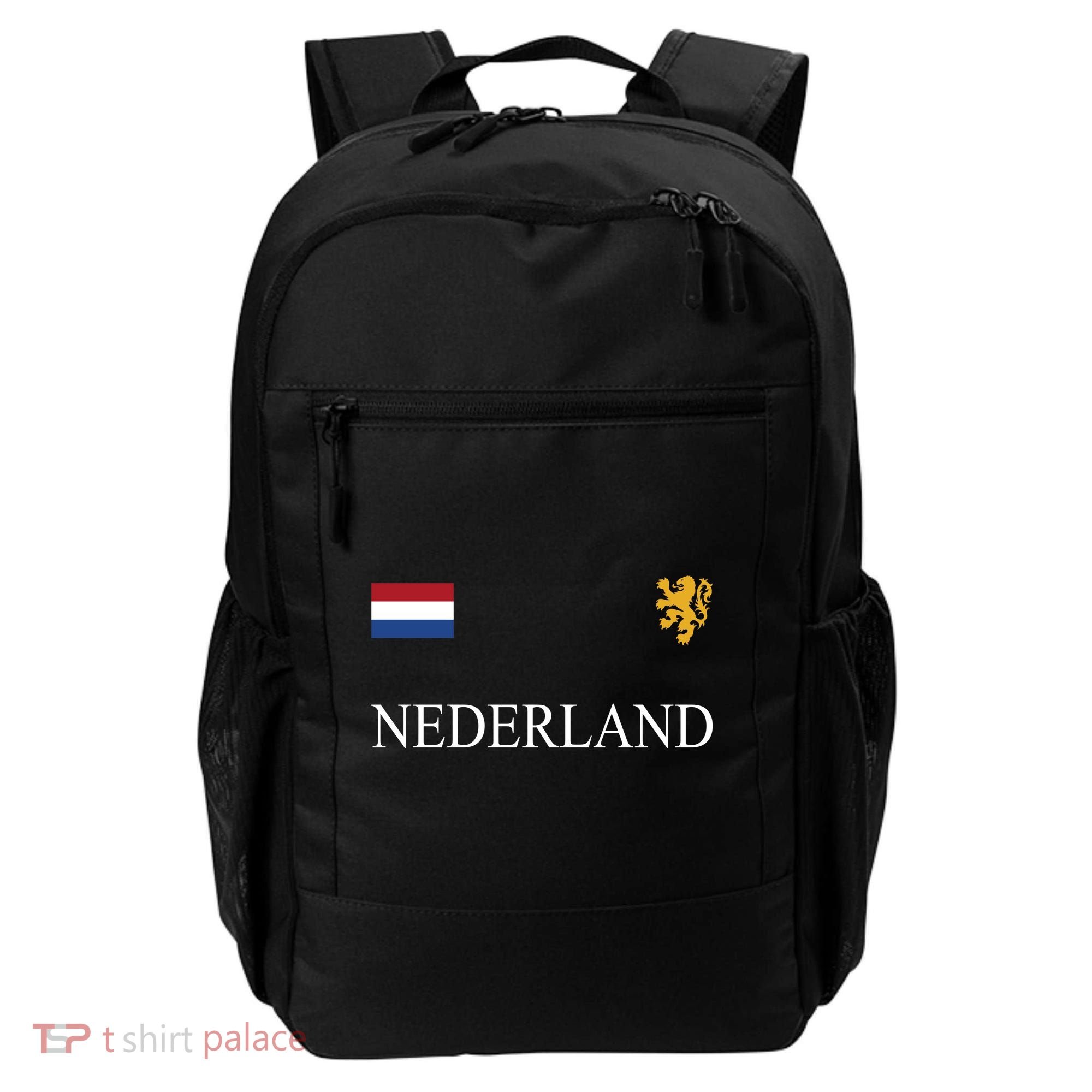 Nederland Dutch Flag Logo Gift Backpack