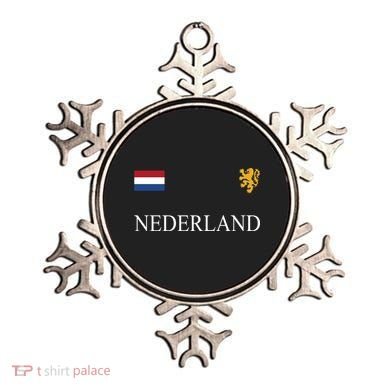 Nederland Dutch Flag Logo Gift Ornament