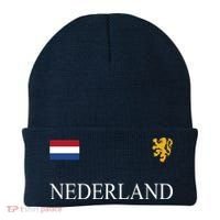 Nederland Dutch Flag Logo Gift Beanie thumb 0