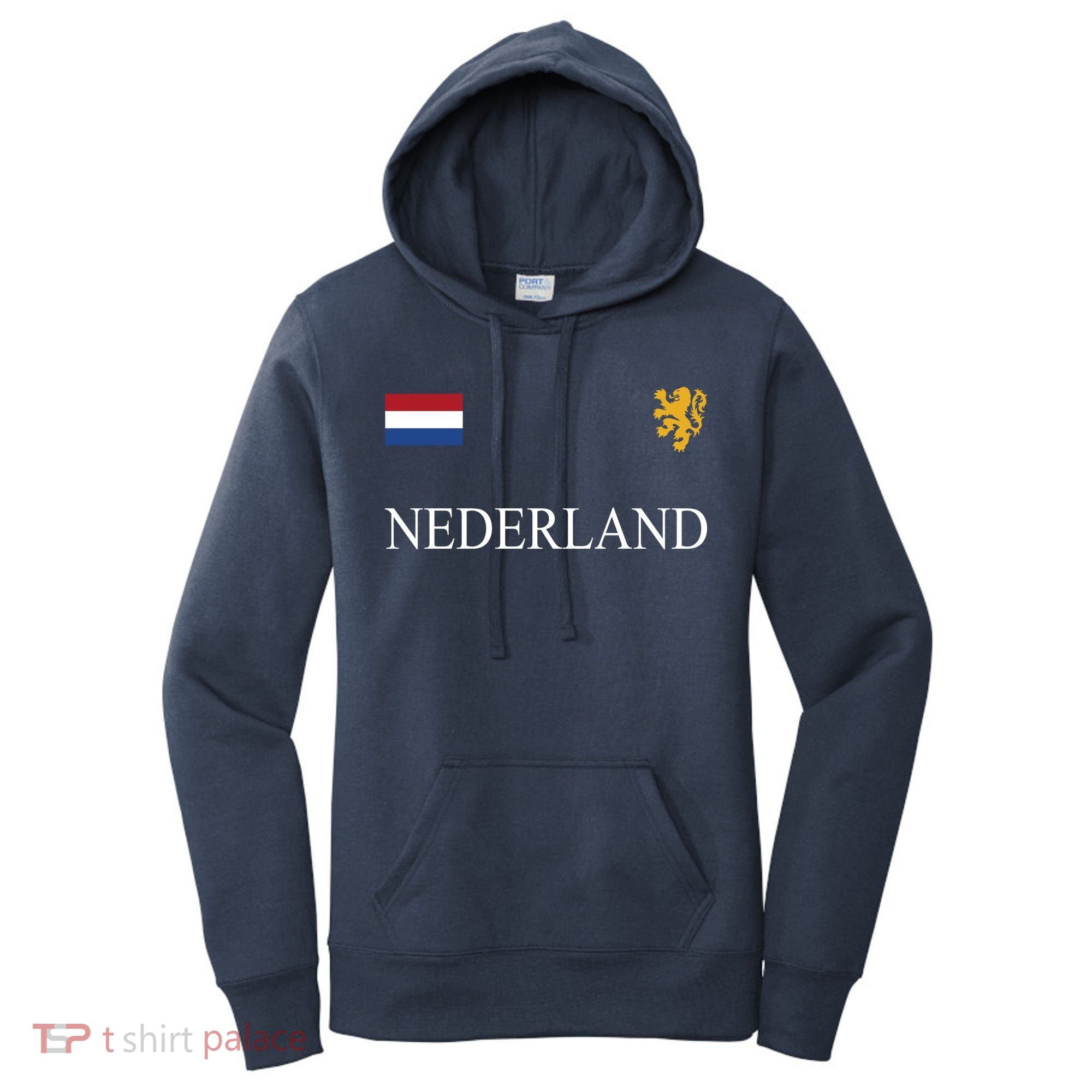 Nederland Dutch Flag Logo Gift Women's Hoodie