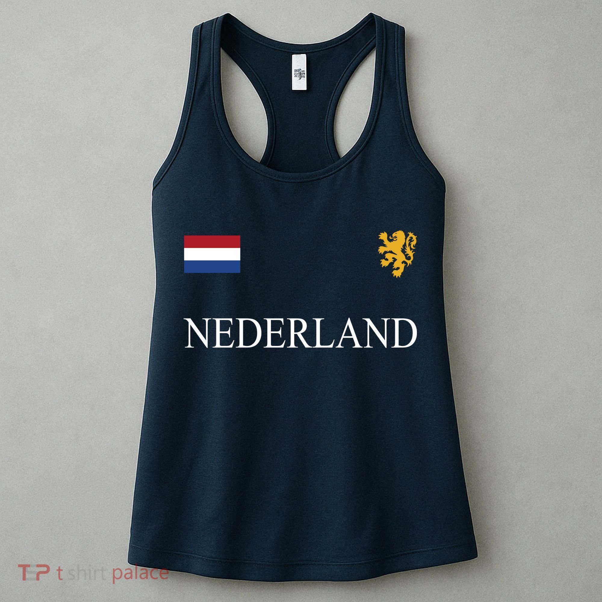 Nederland Dutch Flag Logo Gift Women's Tank Top