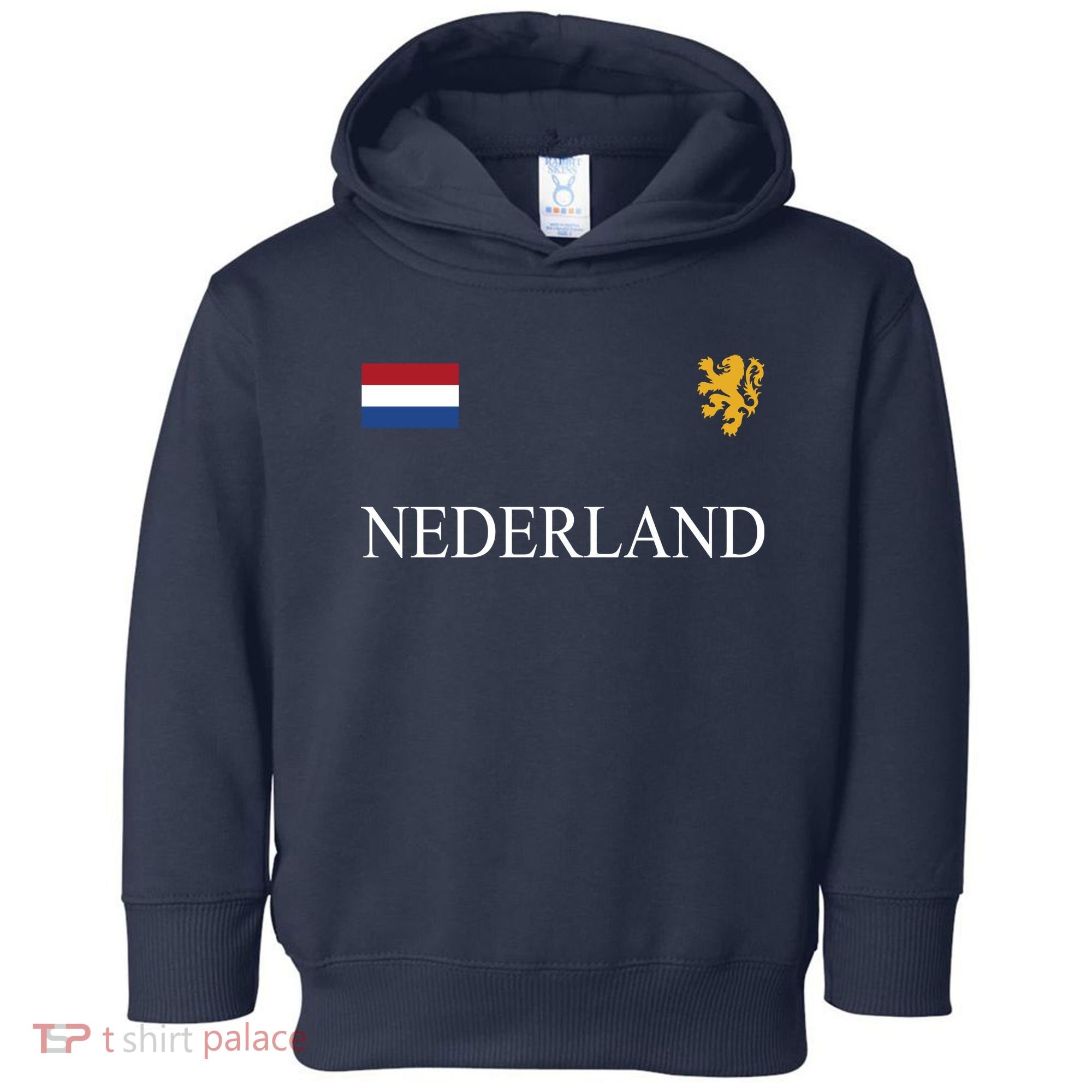 Nederland Dutch Flag Logo Gift Toddler Hoodie