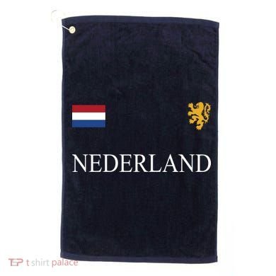 Nederland Dutch Flag Logo Gift Golf Towel