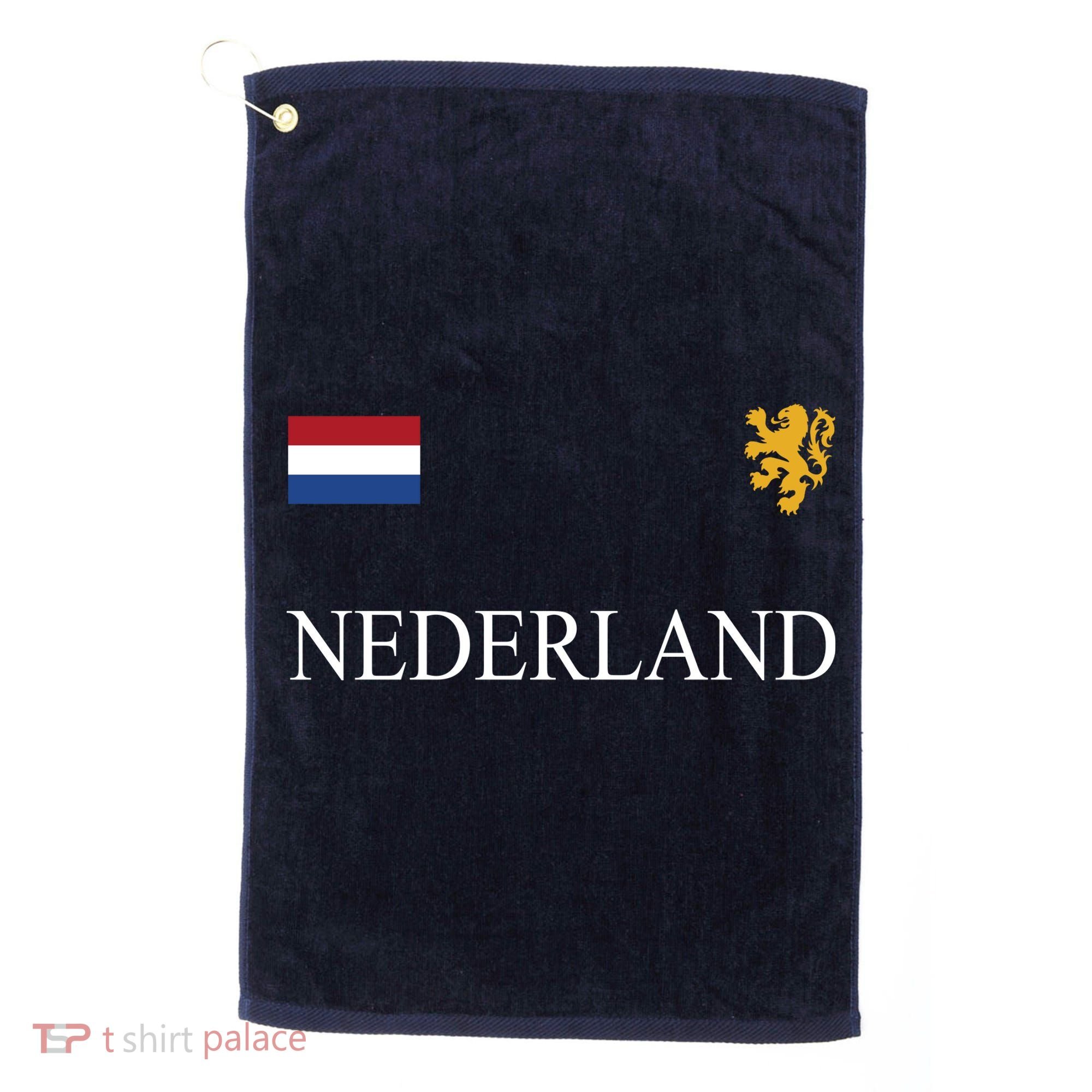 Nederland Dutch Flag Logo Gift Golf Towel