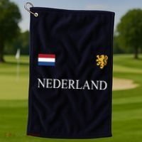 Nederland Dutch Flag Logo Gift Golf Towel thumb 1