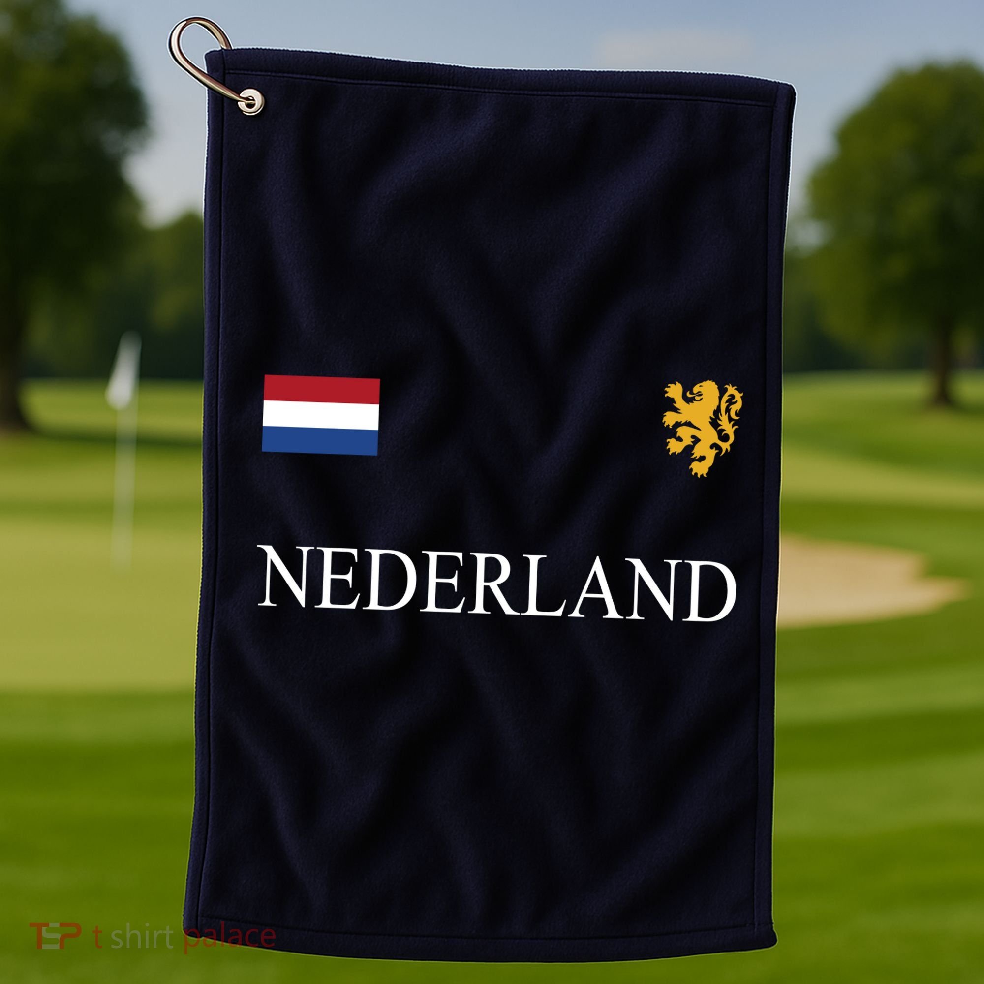 Nederland Dutch Flag Logo Gift Golf Towel