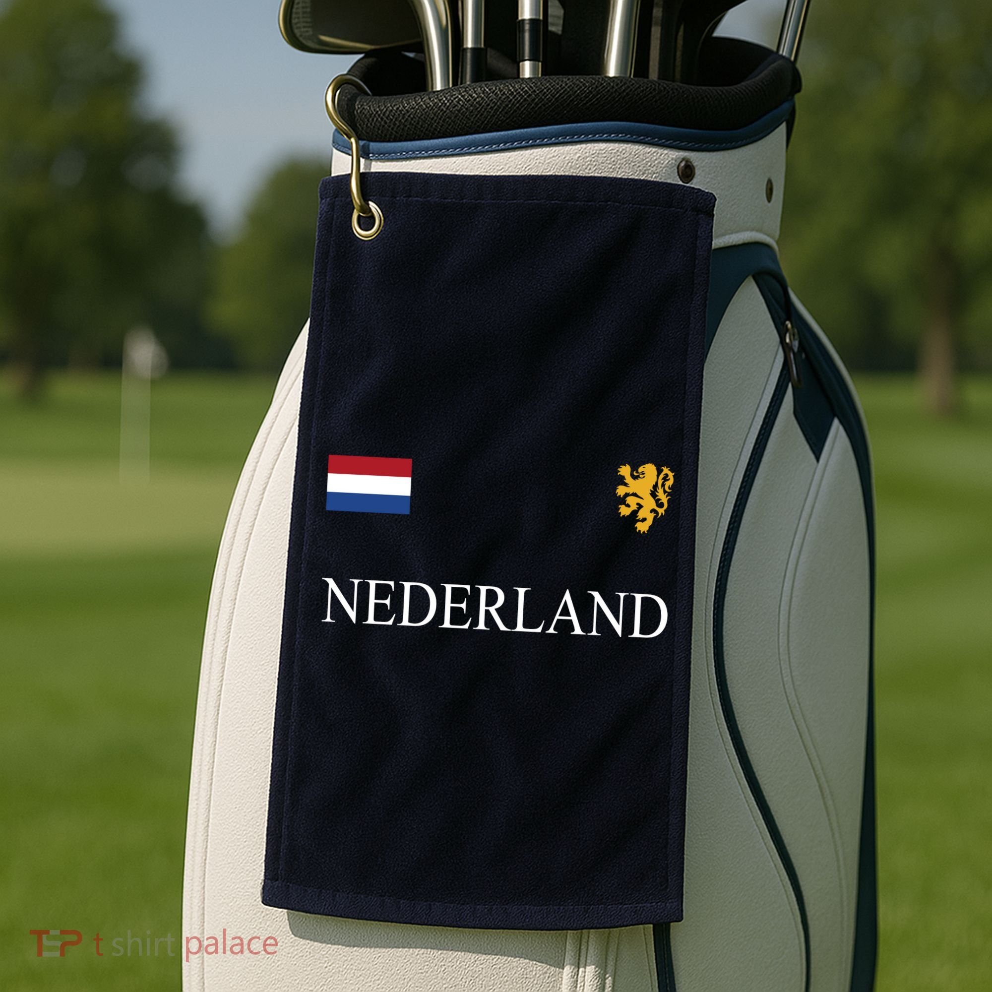 Nederland Dutch Flag Logo Gift Golf Towel