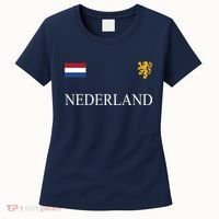 Nederland Dutch Flag Logo Gift Women's T-Shirt thumb 0