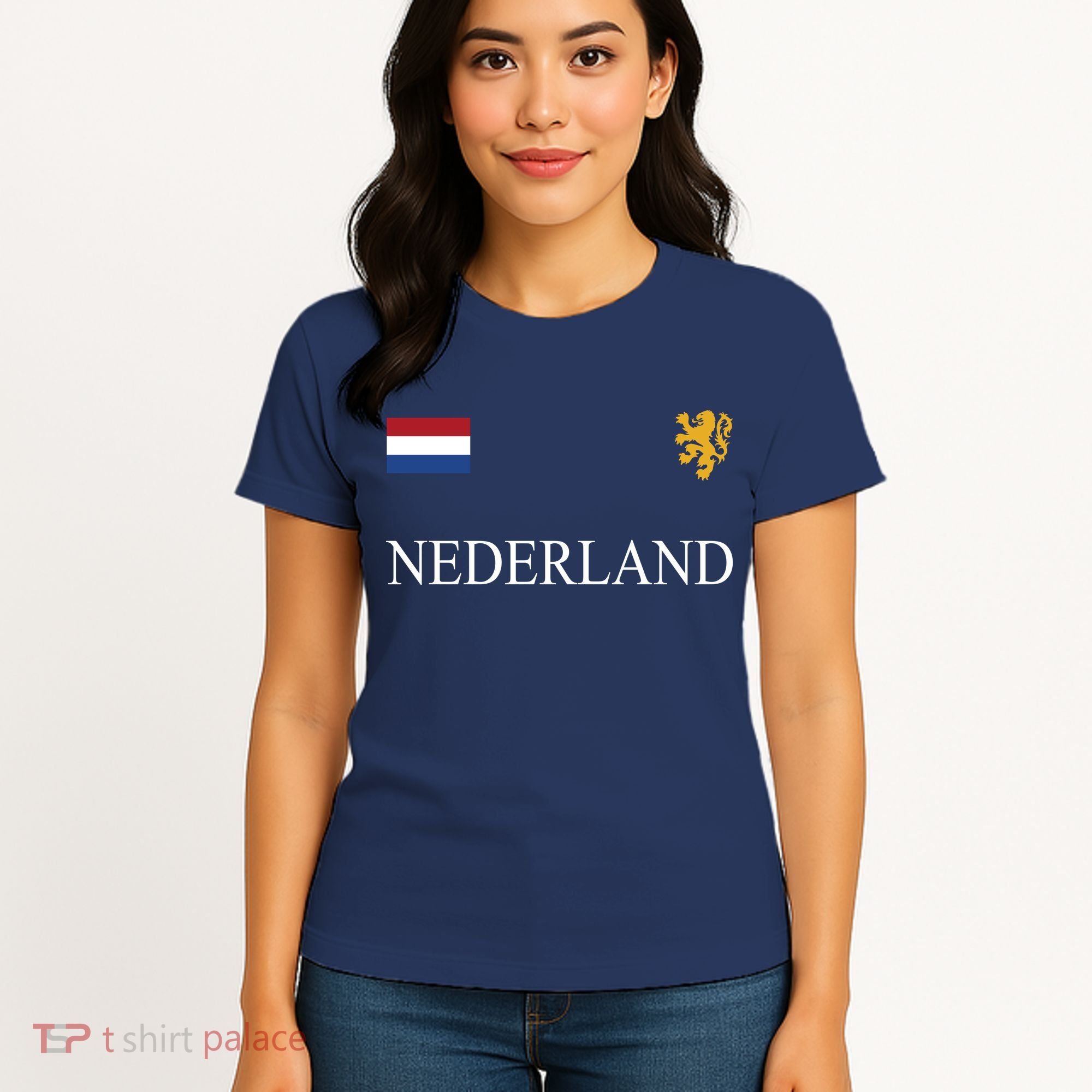 Nederland Dutch Flag Logo Gift Women's T-Shirt