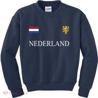 Nederland Dutch Flag Logo Gift Kids Sweatshirt thumb 0