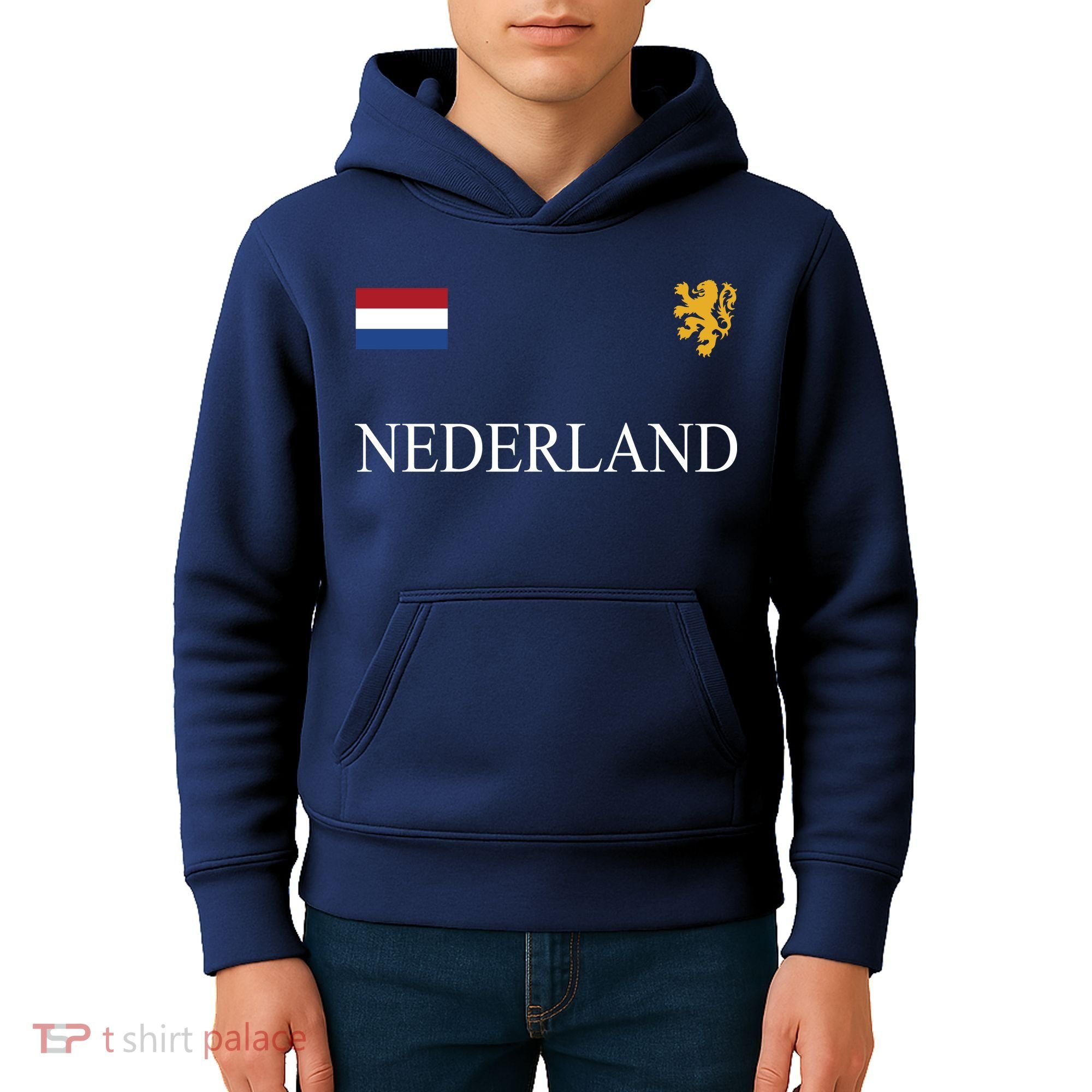Nederland Dutch Flag Logo Gift Kids Hoodie