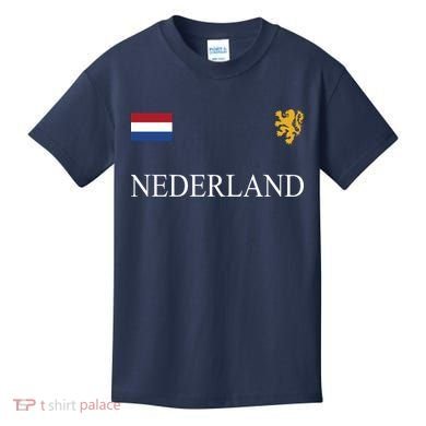 Nederland Dutch Flag Logo Gift Kids T-Shirt