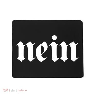 NEIN Deutschland Flag Of German Eagle Germany German Mousepad