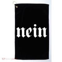 NEIN Deutschland Flag Of German Eagle Germany German Golf Towel thumb 0