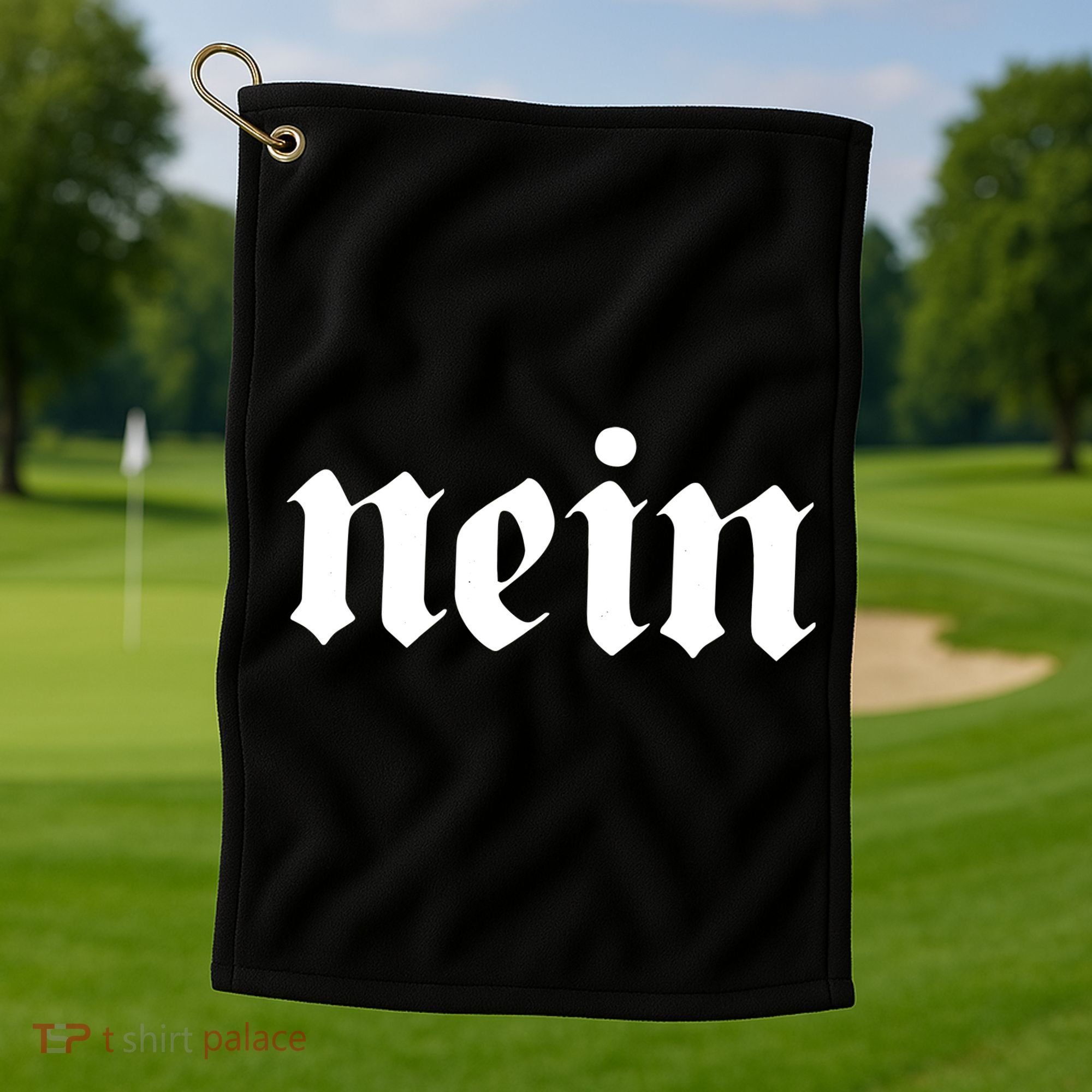 NEIN Deutschland Flag Of German Eagle Germany German Golf Towel