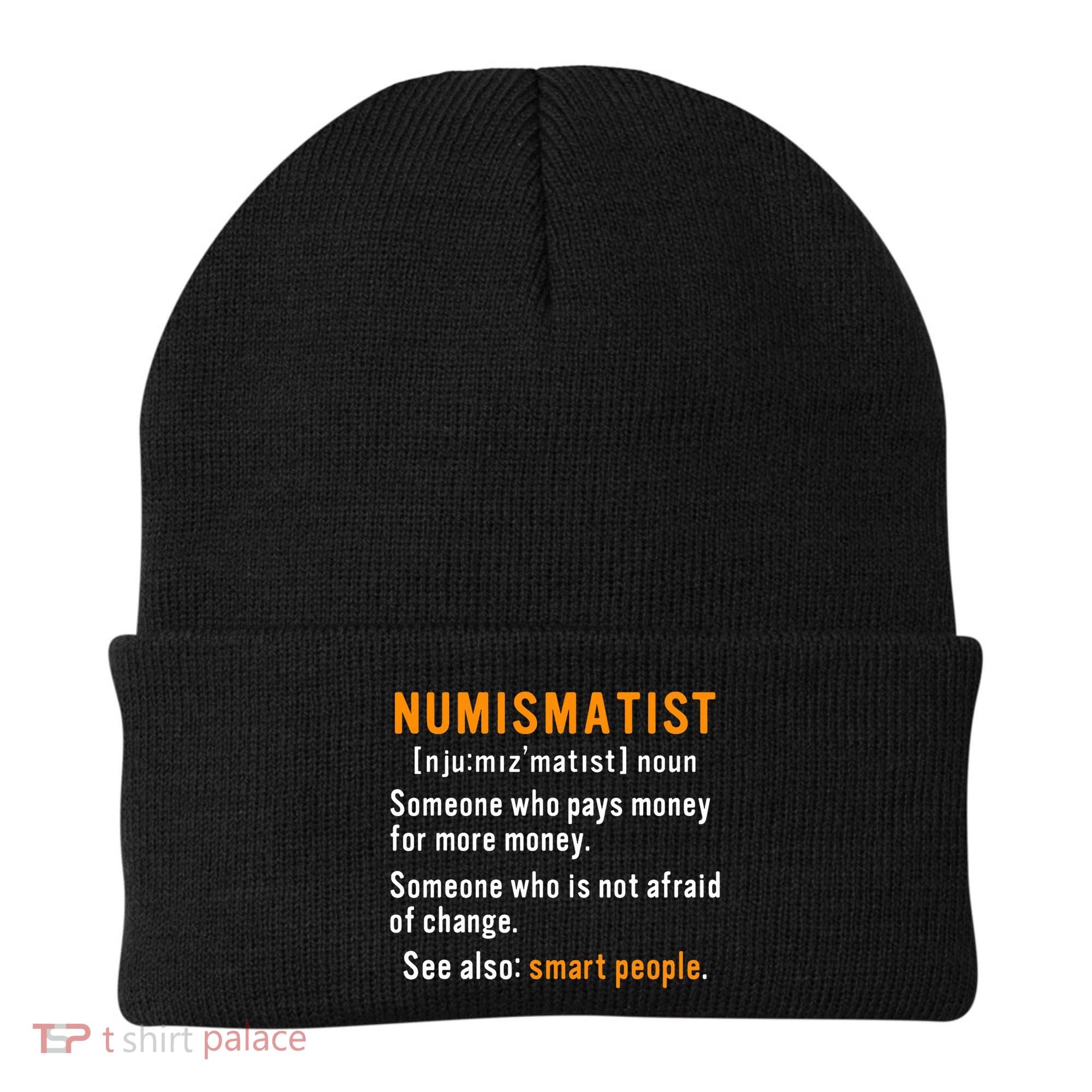 Numismatist Definition For Coin Collector Money Numismatics Beanie