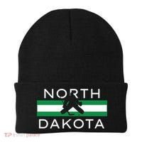 North Dakota Goalie Ice Hockey Player Coach Team State Gift Beanie thumb 0