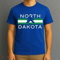 North Dakota Goalie Ice Hockey Player Coach Team State Gift T-Shirt thumb 3