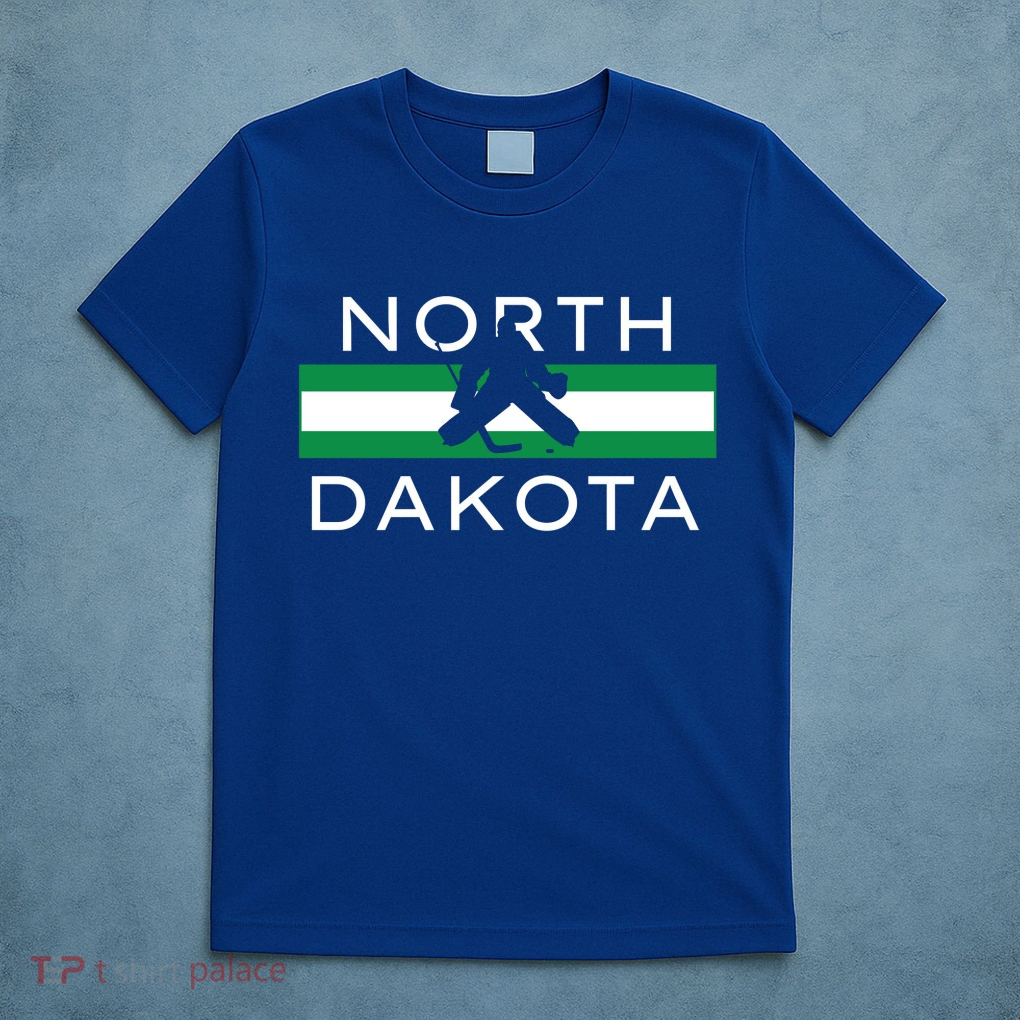 North Dakota Goalie Ice Hockey Player Coach Team State Gift T-Shirt