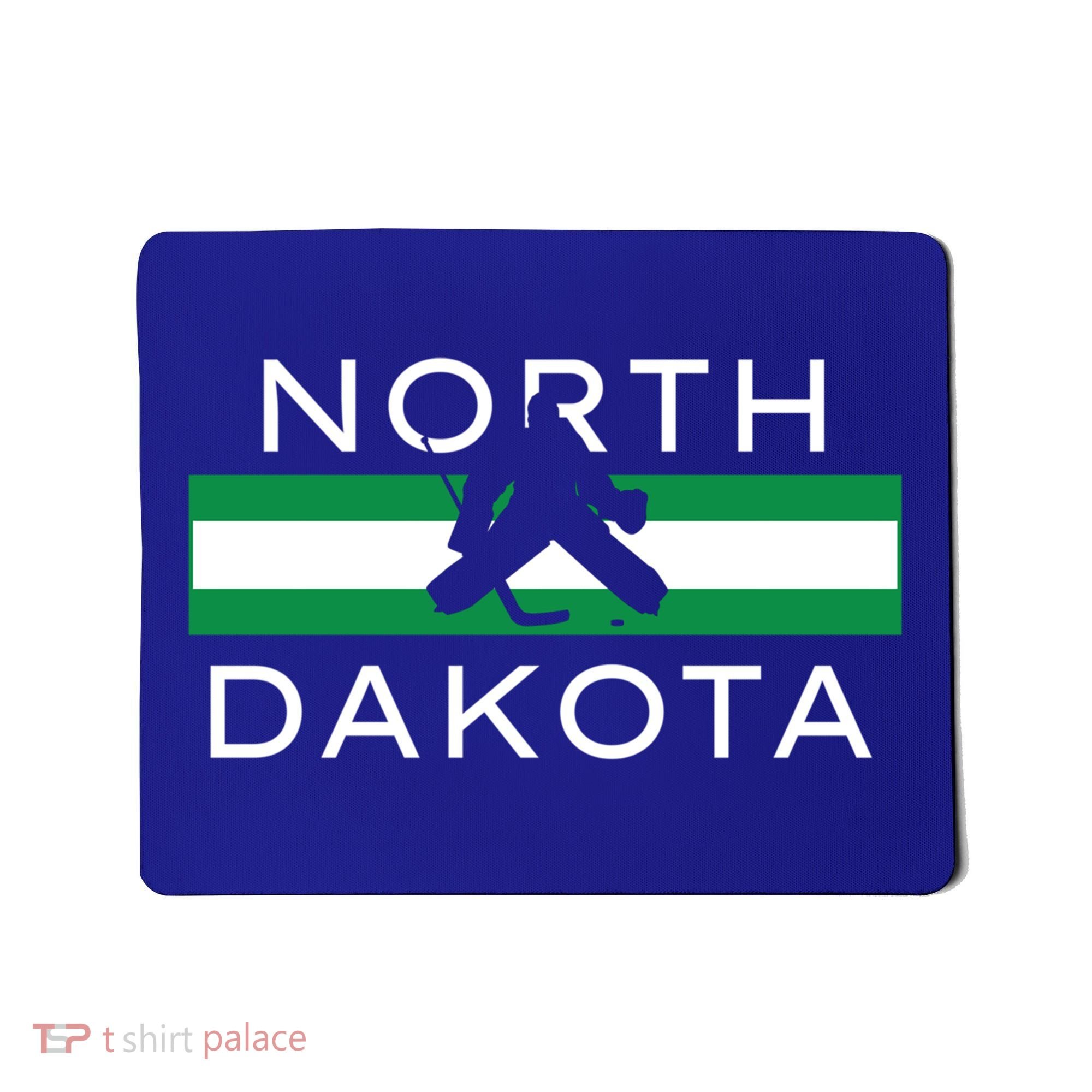 North Dakota Goalie Ice Hockey Player Coach Team State Gift Mousepad