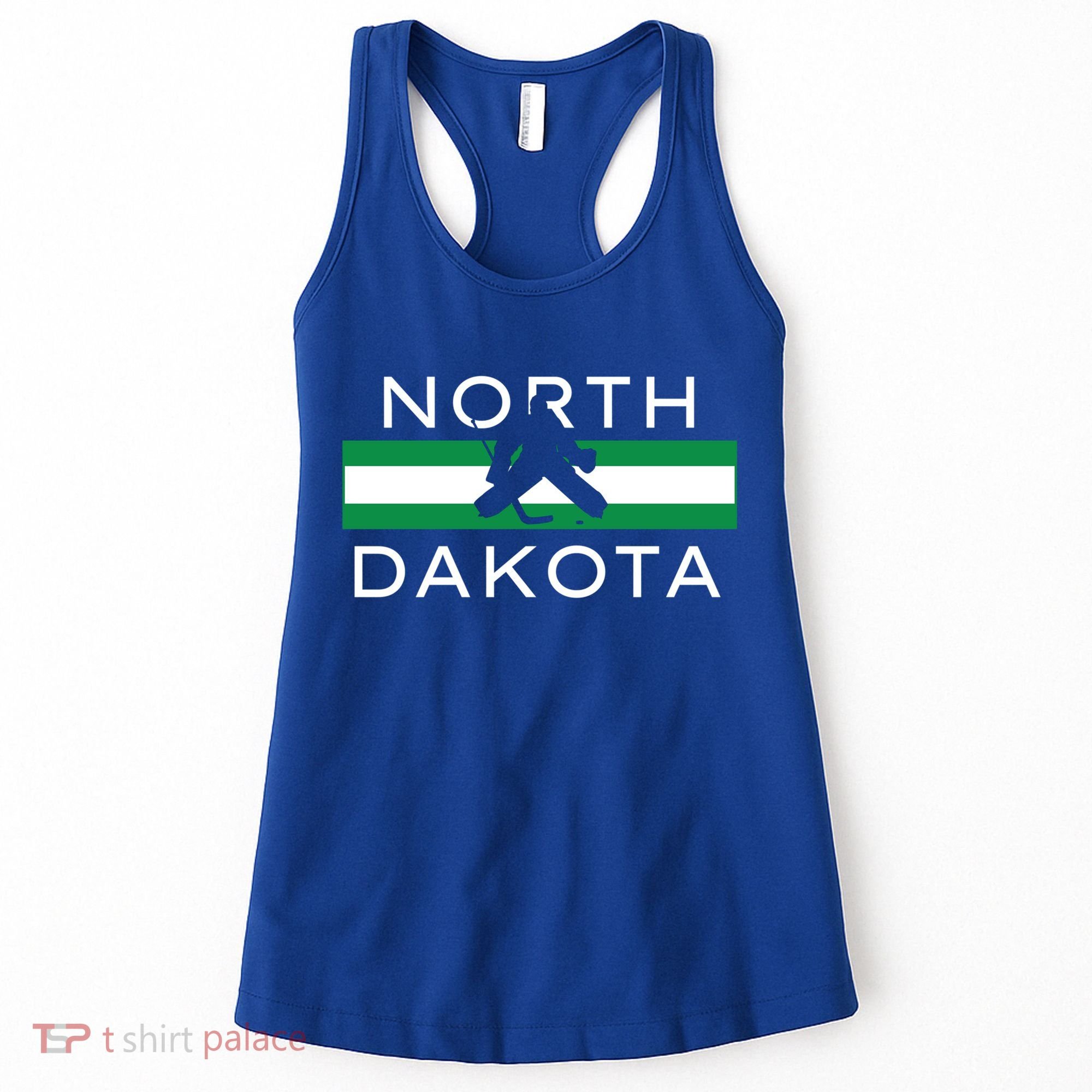 North Dakota Goalie Ice Hockey Player Coach Team State Gift Women's Tank Top
