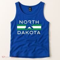 North Dakota Goalie Ice Hockey Player Coach Team State Gift Tank Top thumb 2