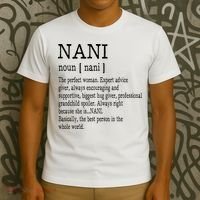 Nani Definition Grandma Mother Day Gifts Women T-Shirt thumb 3