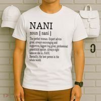 Nani Definition Grandma Mother Day Gifts Women T-Shirt thumb 6