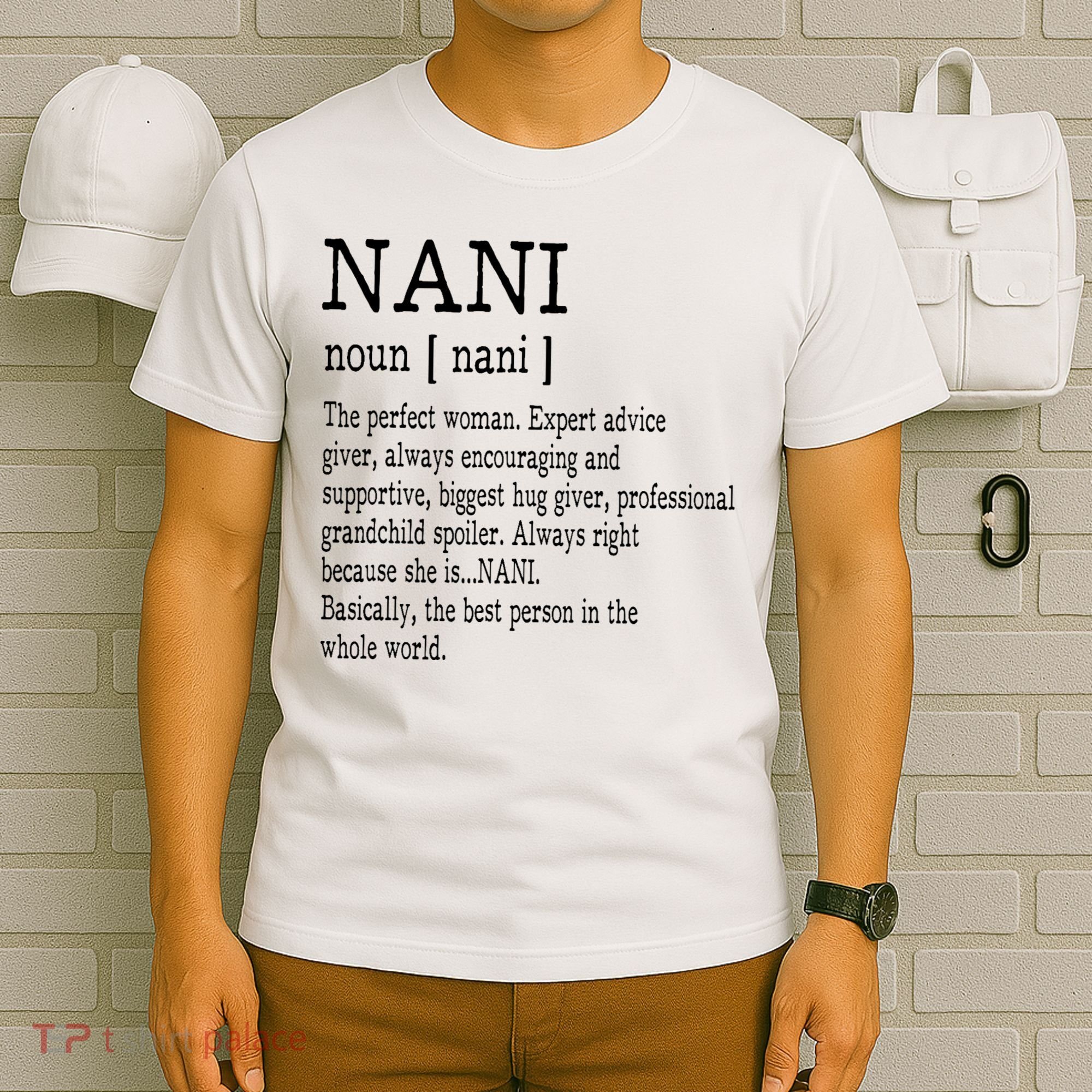 Nani Definition Grandma Mother Day Gifts Women T-Shirt