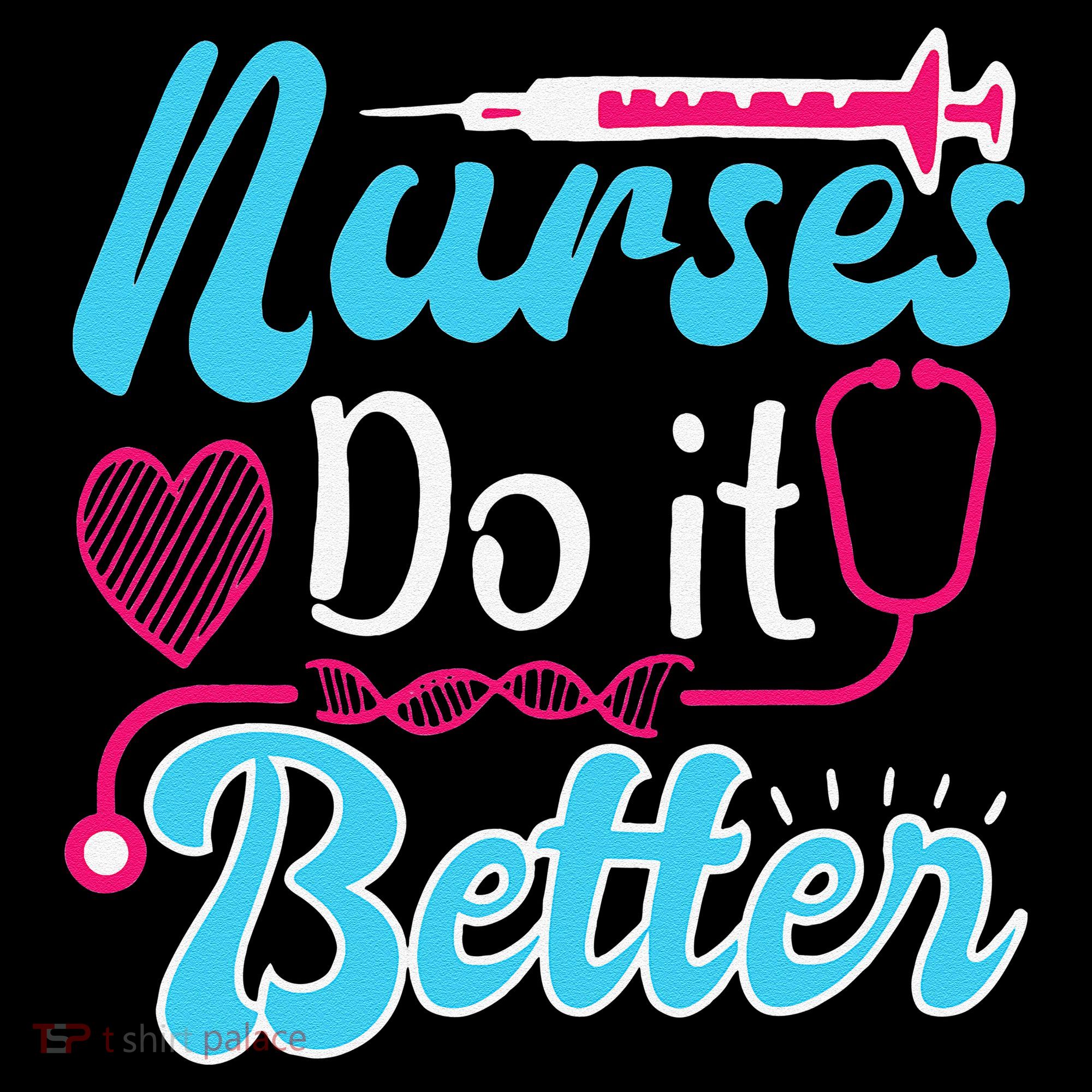 Nurses Do It Better Nurses Stethoscope Nurse Day Bucket Hat