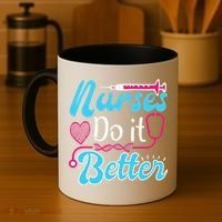 Nurses Do It Better Nurses Stethoscope Nurse Day Coffee Mug thumb 4