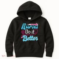Nurses Do It Better Nurses Stethoscope Nurse Day Kids Hoodie thumb 0